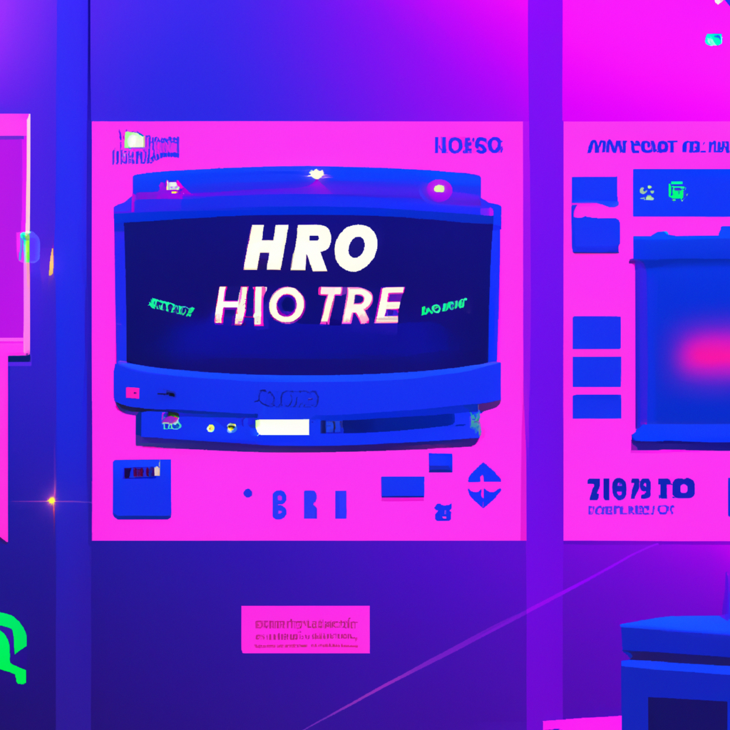 Hero: neon arcade montage